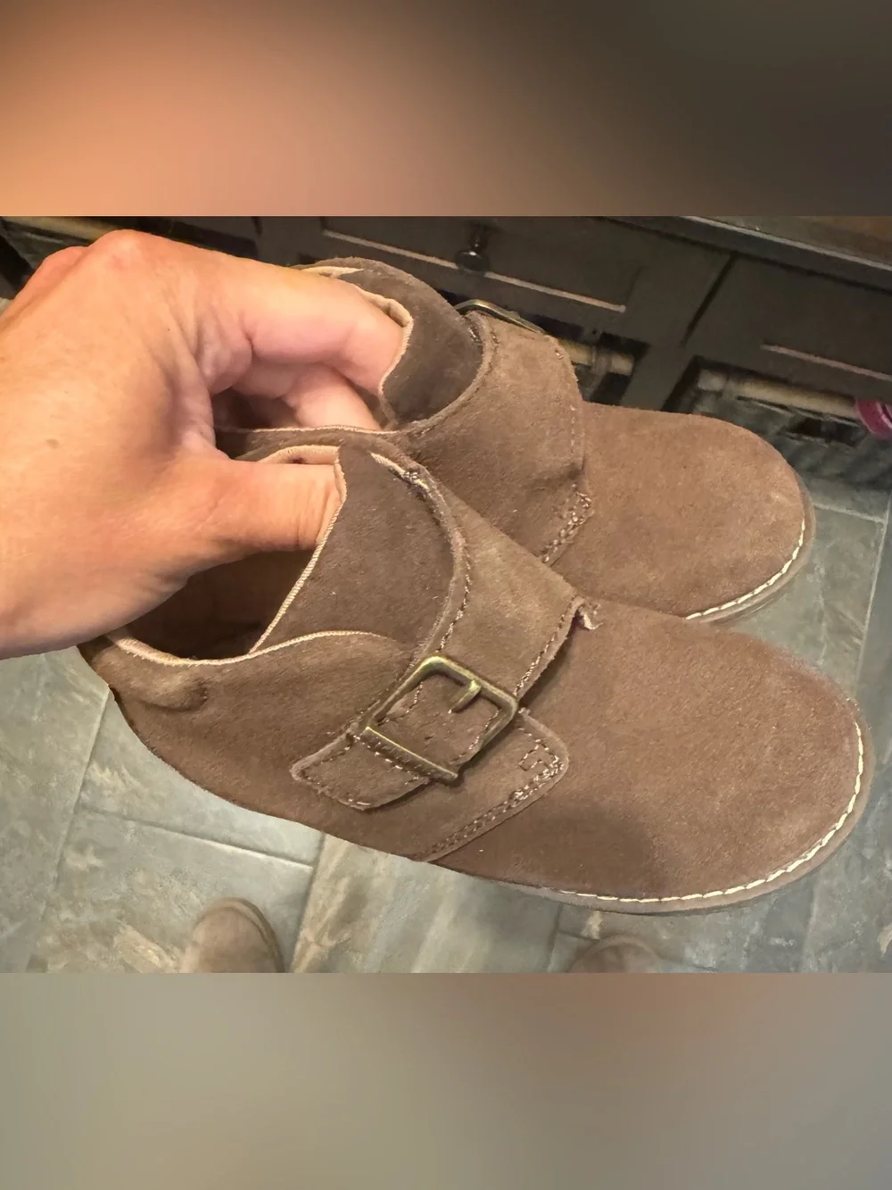 Stride Rite Boys' Sterling Buckle Suede Boots